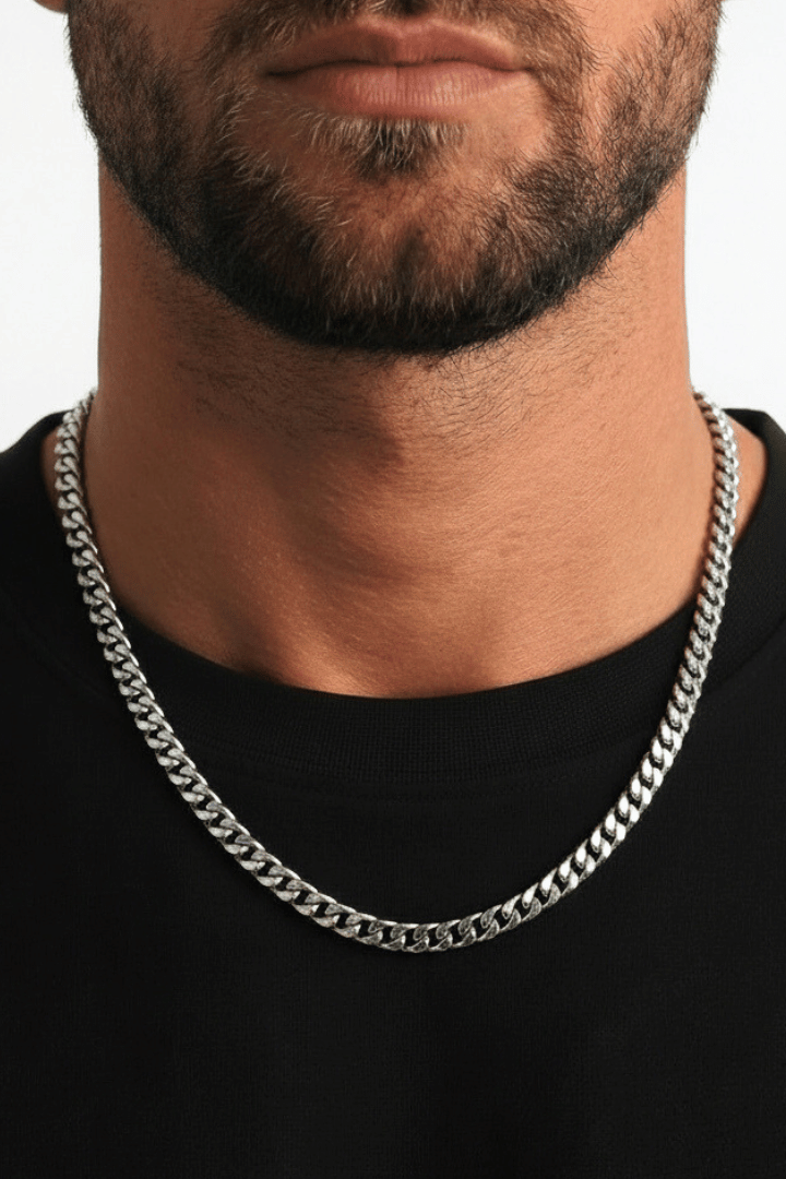 Cadena Cuban Link 8mm