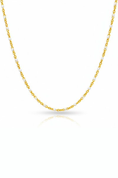 Cadena White Vienna Link Oro