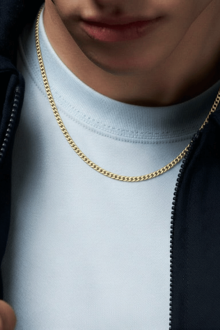 Cadena Miami Cuban Oro 3mm