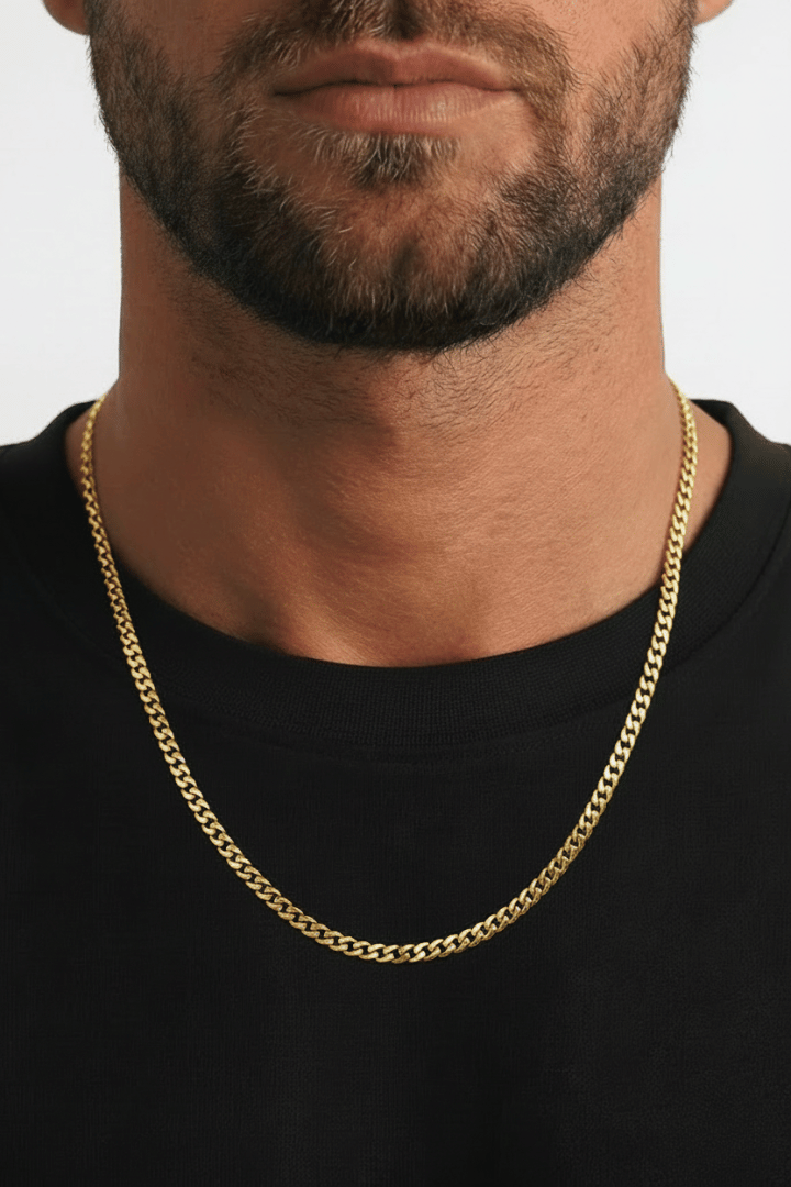 Cadena Miami Cuban Oro 5mm