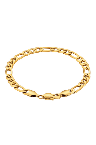 Pulsera Fígaro Oro 5mm