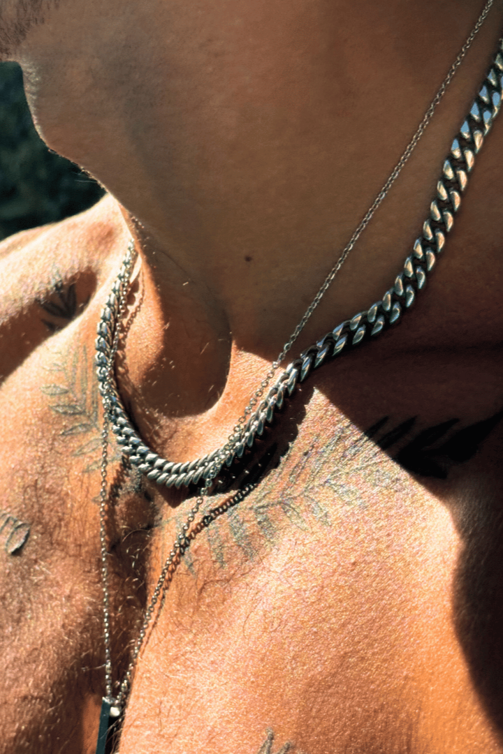Cadena Cuban Link 8mm
