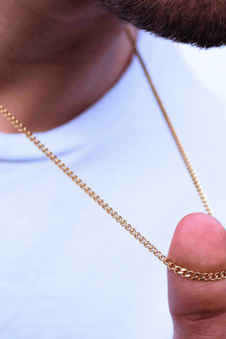Cadena Miami Cuban Oro 3mm