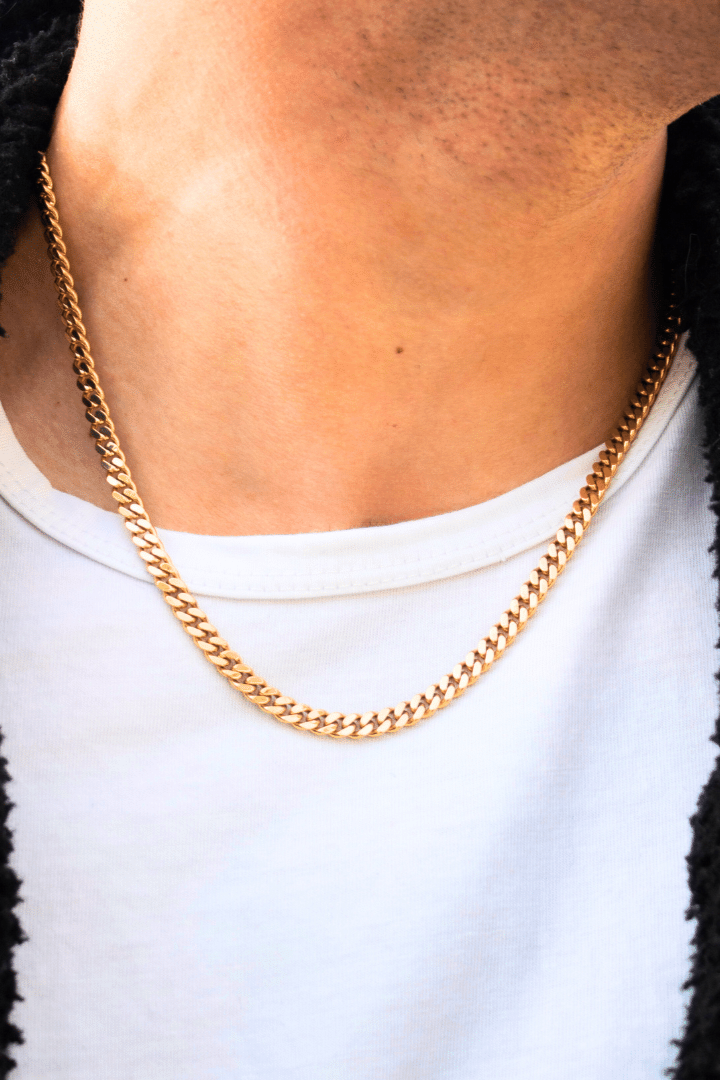 Cadena Miami Cuban Oro 5mm