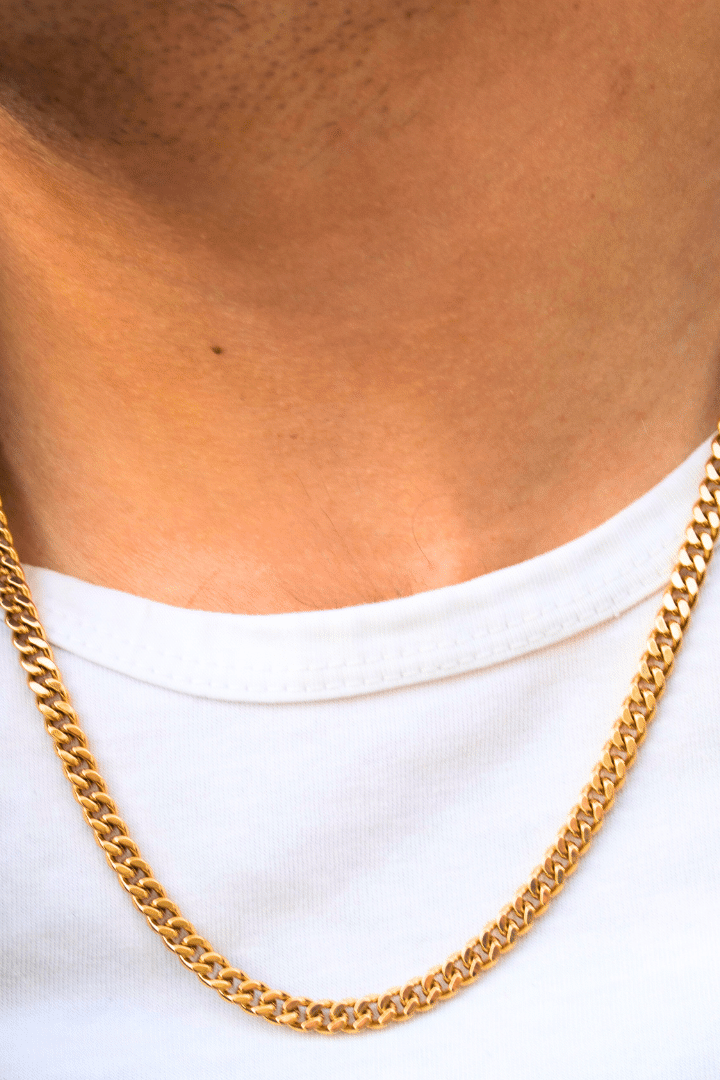 Cadena Miami Cuban Oro 5mm
