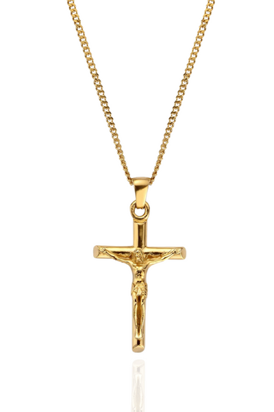 Cross Minimal Pendant Oro