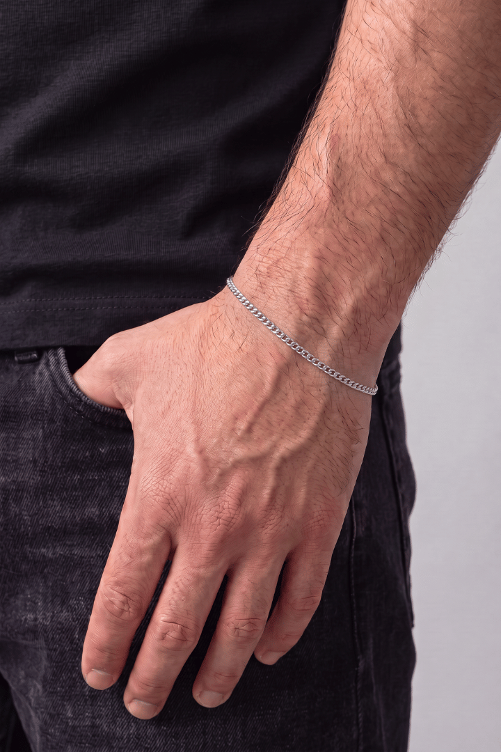 Pulsera Minimal Cuban 2mm
