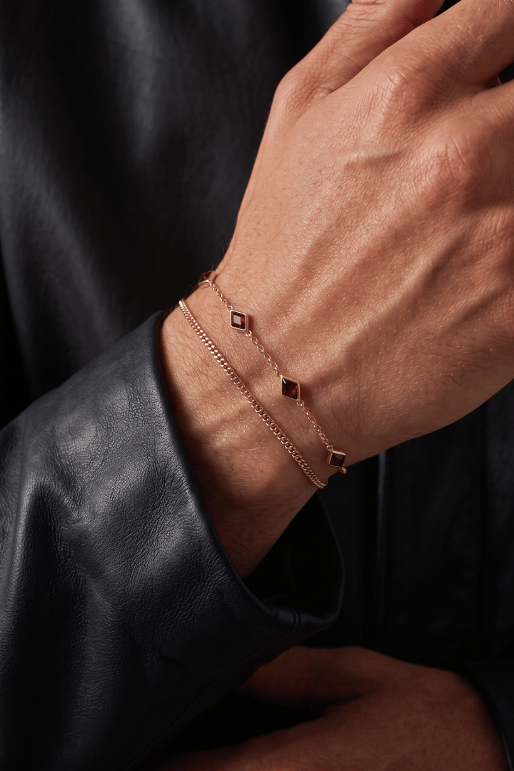 Pulsera Minimal Cuban Oro 2mm