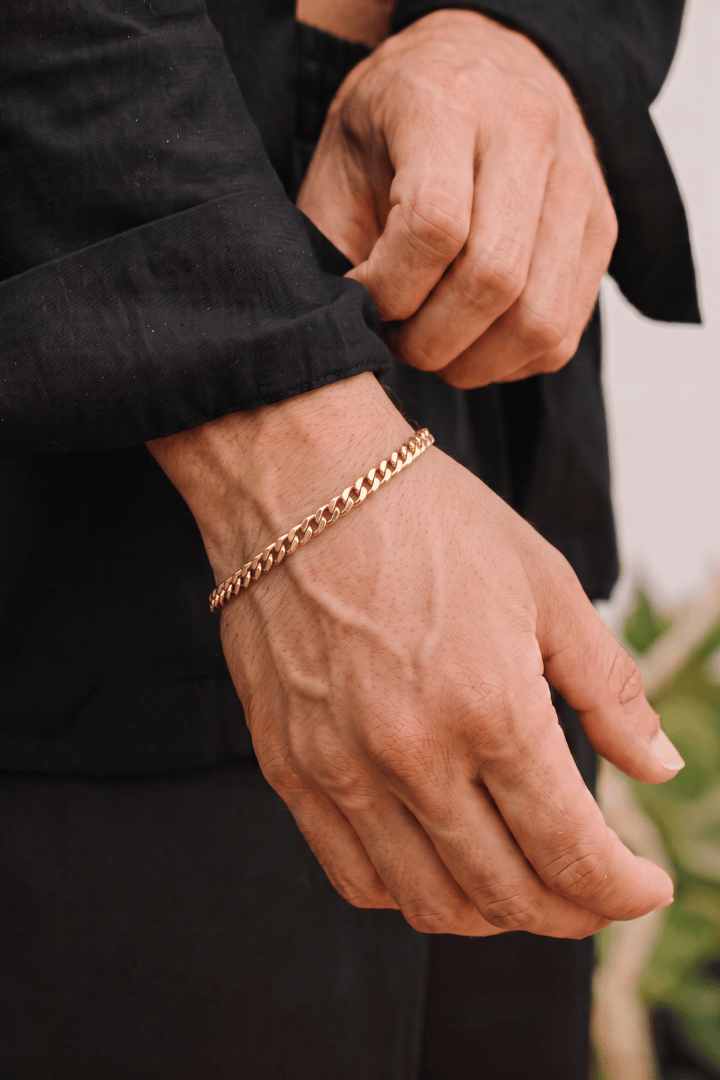 Pulsera Miami Cuban 5mm Oro