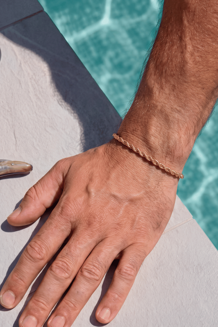 Pulsera Rope Oro 3mm