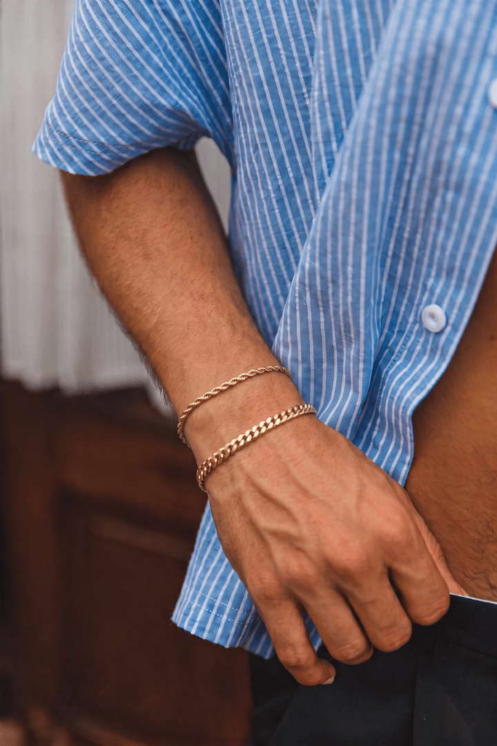 Pulsera Rope Oro 3mm