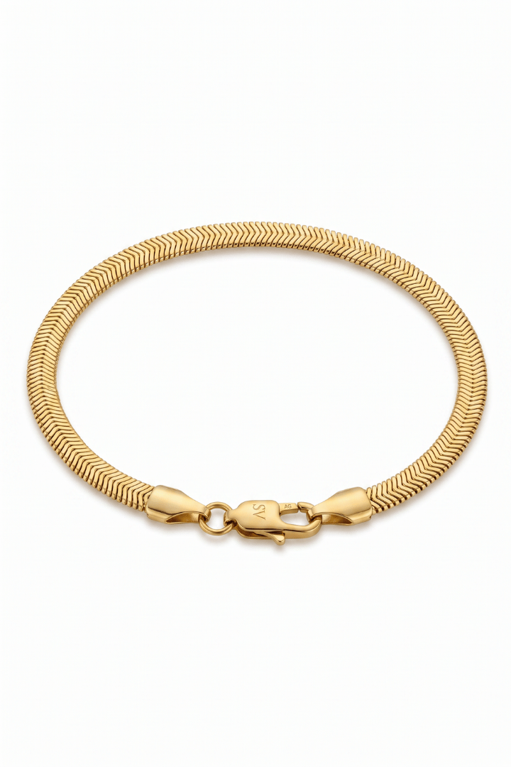 Pulsera Viper 4mm Oro