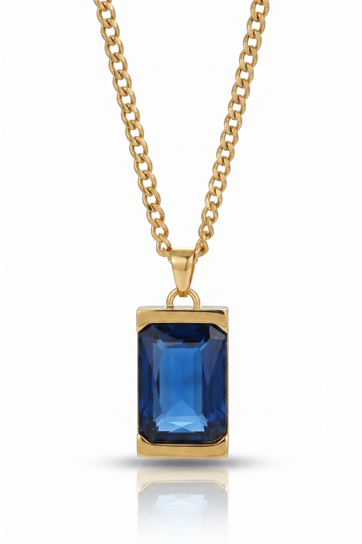 Vault Blue Pendant Oro